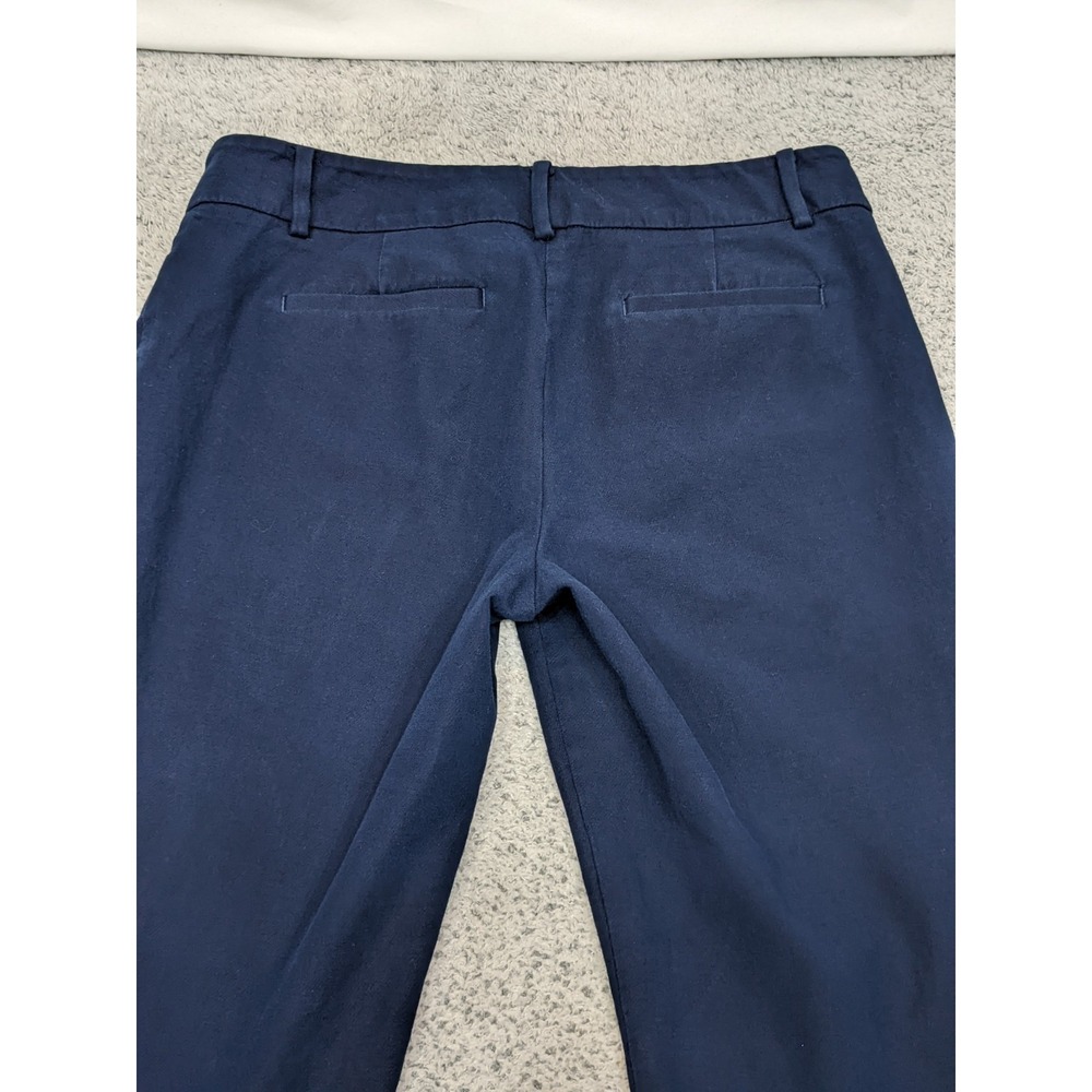 Ann Taylor Factory Size 8 32x25.5 Navy Blue Career Dress Pants Stretch EUC - Picture 10 of 10